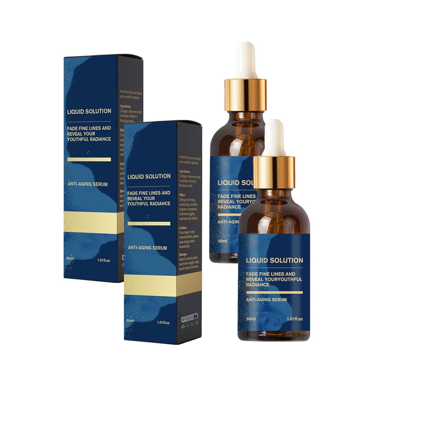 Olavita Face Serum, Vitamin C & E Serum, Anti Aging Face Tightening, Boost Skin Collagen, Reduce Wrinkles & Plump Skin(3pcs)